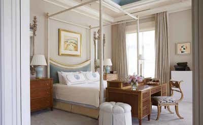  French Family Home Bedroom. Timeless Texas  by J. Randall Powers Interior Decoration.