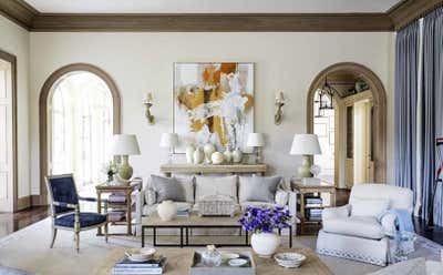  French Family Home Living Room. Timeless Texas  by J. Randall Powers Interior Decoration.