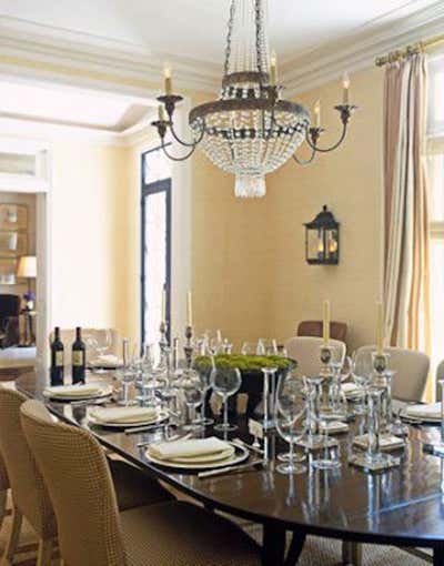  Transitional Family Home Dining Room. Harmonious Home by J. Randall Powers Interior Decoration.