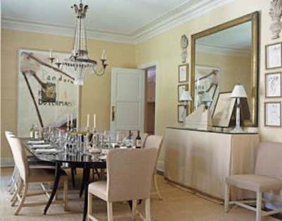  Transitional Family Home Dining Room. Harmonious Home by J. Randall Powers Interior Decoration.