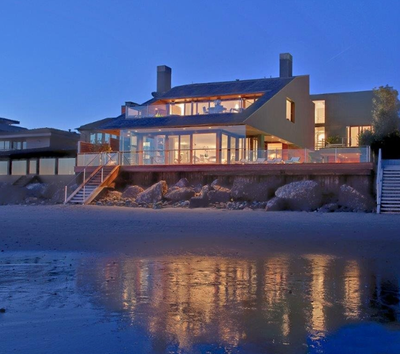  Contemporary Beach House Exterior. Malibu Modern by Cardella Design, LLC.