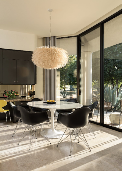  Contemporary Family Home Dining Room. Tamarisk Estate by Cardella Design, LLC.