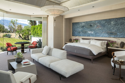  Contemporary Family Home Bedroom. Tamarisk Estate by Cardella Design, LLC.