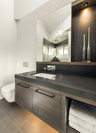 Modern Family Home Bathroom. Edge by Jenny Martin Design.