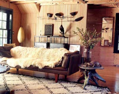  Country Rustic Vacation Home Living Room. Sea Ranch by Roman and Williams Buildings and Interiors.