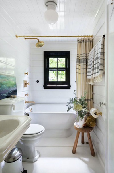  Country Rustic Vacation Home Bathroom. Sea Ranch by Roman and Williams Buildings and Interiors.