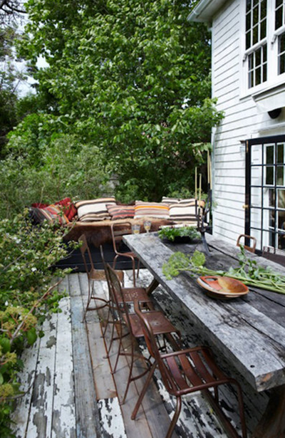  Rustic Patio and Deck. Sea Ranch by Roman and Williams Buildings and Interiors.