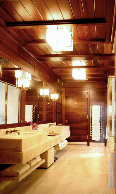  Rustic Bathroom. Central Park West by Roman and Williams Buildings and Interiors.