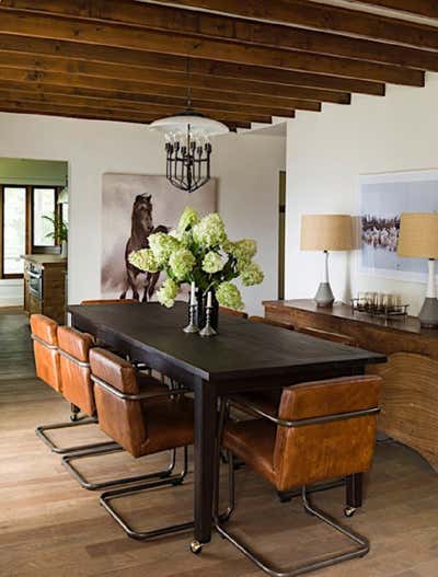  Rustic Family Home Dining Room. Smokey Mountain by Lauren Liess.