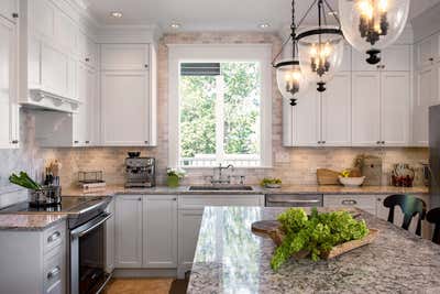  Transitional Family Home Kitchen. Castle View by Jenny Martin Design.