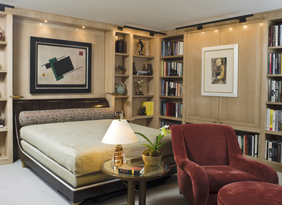  Mid-Century Modern Family Home Bedroom. Upper East Side Townhouse by Pepe Lopez Design Inc..