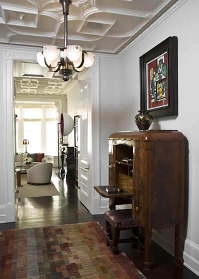  Traditional Family Home Entry and Hall. Upper East Side Townhouse by Pepe Lopez Design Inc..
