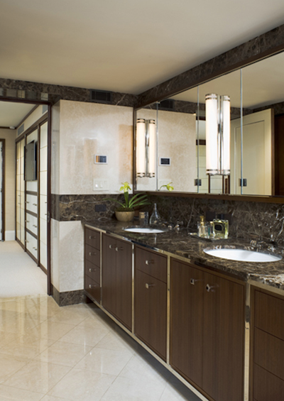  Mid-Century Modern Family Home Bathroom. Upper East Side Townhouse by Pepe Lopez Design Inc..