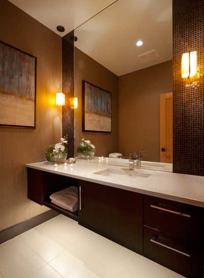  Contemporary Vacation Home Bathroom. Broadview by Jenny Martin Design.