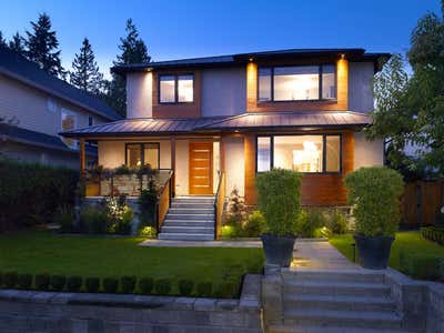  Contemporary Family Home Exterior. Vancouver by Jenny Martin Design.