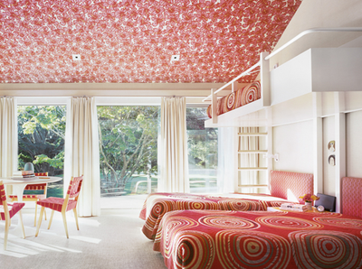  Eclectic Vacation Home Bedroom. East Hampton House by Pepe Lopez Design Inc..
