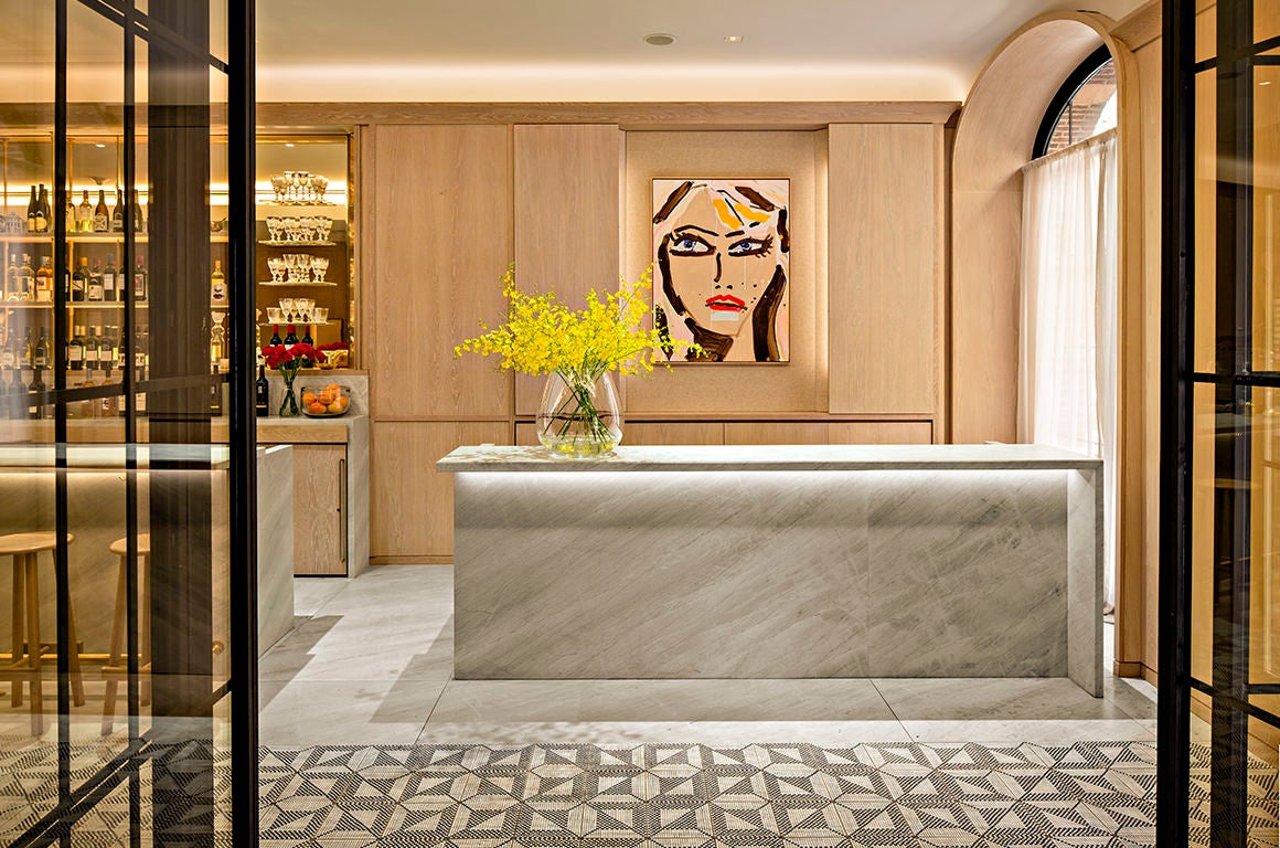 Mid-Century Modern Lobby and Reception