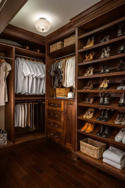  Traditional Family Home Storage Room and Closet. Ridgedown by Jenny Martin Design.