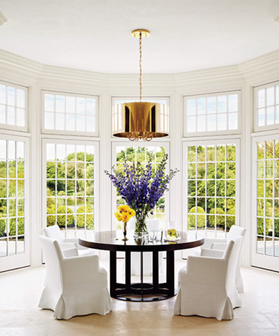  Transitional Family Home Dining Room. Greenwich Home by Katch Interiors.