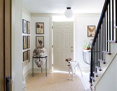  Transitional Family Home Entry and Hall. Cape Cod by Lauren Liess.