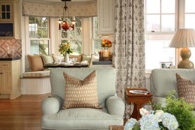  Country Family Home Living Room. Mount Arlington by Lynde Easterlin Interiors.