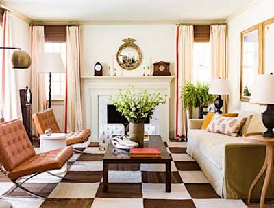  Mid-Century Modern Family Home Living Room. Federal Modern by Lauren Liess.