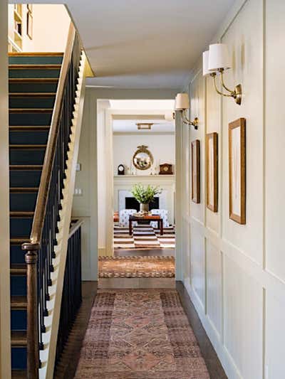  Eclectic Family Home Entry and Hall. Federal Modern by Lauren Liess.