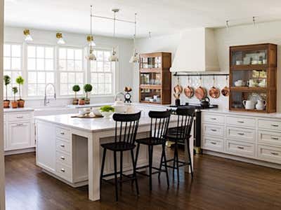  Farmhouse Family Home Kitchen. Boxwood House by Lauren Liess.
