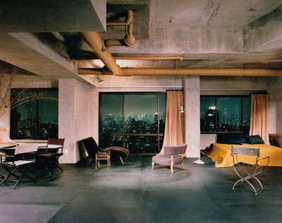  Industrial Living Room. Upper East Side Loft by Pierce Allen .