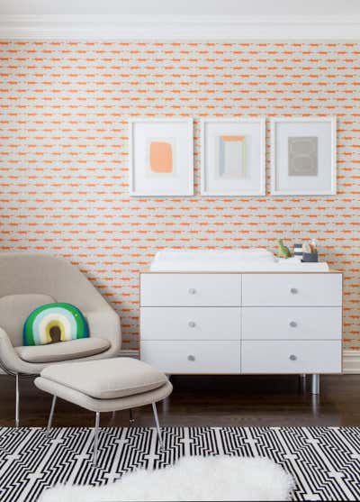  Contemporary Family Home Children's Room. Rumson New Modern by Chango & Co..