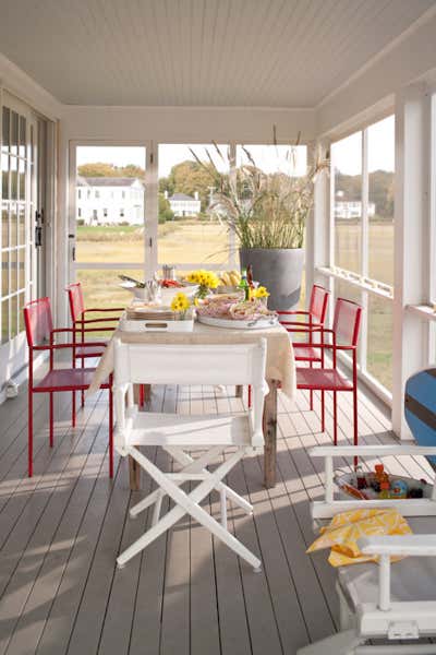  Contemporary Family Home Patio and Deck. New England Cottage by Pierce Allen .
