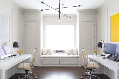  Contemporary Family Home Office and Study. Rumson New Modern by Chango & Co..