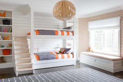  Preppy Family Home Children's Room. Rumson New Modern by Chango & Co..