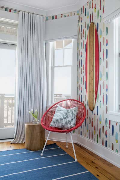  Coastal Vacation Home Children's Room. Beach Haven Waterfront by Chango & Co..