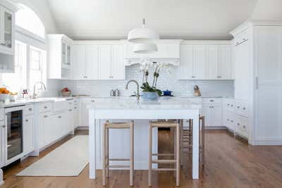 Coastal Vacation Home Kitchen. Beach Haven Waterfront by Chango & Co..