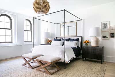  Coastal Apartment Bedroom. 443 Greenwich, Tribeca by Chango & Co..