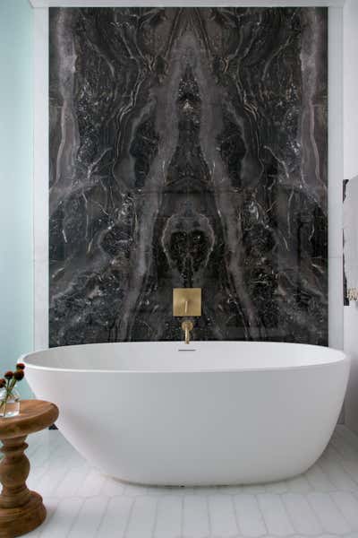  Art Deco Apartment Bathroom. 443 Greenwich, Tribeca by Chango & Co..