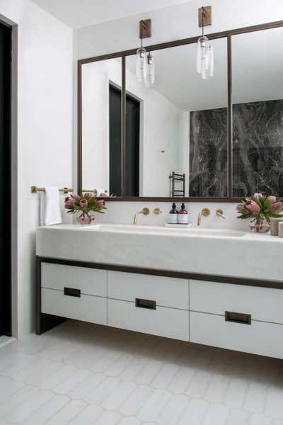  Art Deco Apartment Bathroom. 443 Greenwich, Tribeca by Chango & Co..