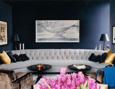  Asian Mid-Century Modern Apartment Living Room. Midtown East Triplex by Pierce Allen .