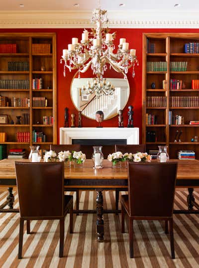  Transitional Family Home Dining Room. Manhattan Townhouse by Pierce Allen .