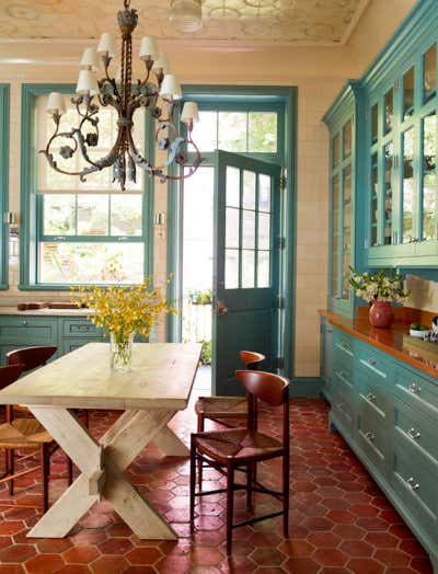  Cottage English Country Family Home Kitchen. Manhattan Townhouse by Pierce Allen .