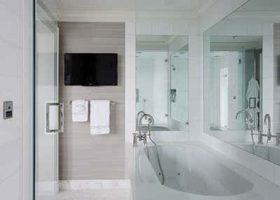 Contemporary Apartment Bathroom. Houston High-rise by Linda Ruderman Interiors.