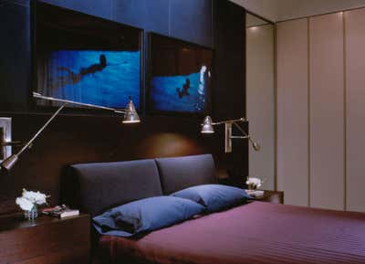  Mid-Century Modern Apartment Bedroom. Chelsea Penthouse by Pierce Allen .