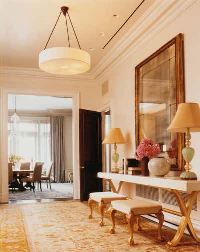 Traditional Family Home Entry and Hall. Upper East Side Townhouse by Pierce Allen .