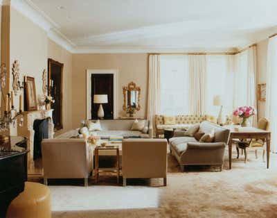  Traditional Family Home Living Room. Upper East Side Townhouse by Pierce Allen .