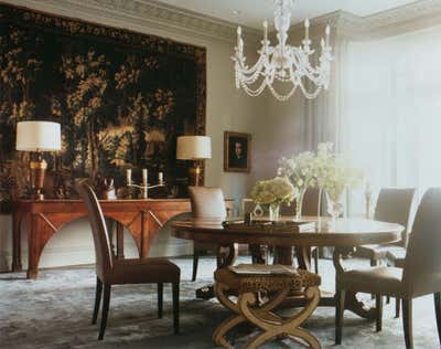  Traditional Family Home Dining Room. Upper East Side Townhouse by Pierce Allen .