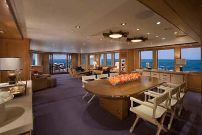  Transportation Dining Room. Luxury Yatch by Pierce Allen .