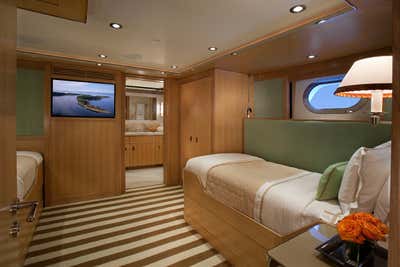  Transportation Bedroom. Luxury Yatch by Pierce Allen .