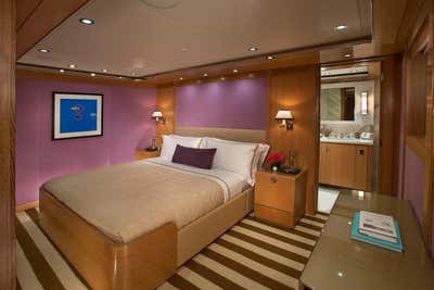 Traditional Transportation Bedroom. Luxury Yatch by Pierce Allen .