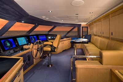  Traditional Transportation Office and Study. Luxury Yatch by Pierce Allen .
